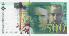 100 francs Pierre & Marie Curie 1994 